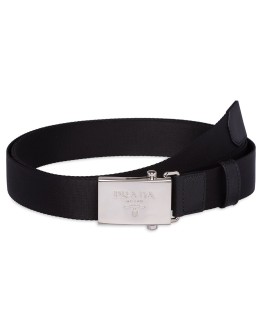 logo plaque belt