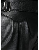  buckle-detail high-waist shorts