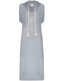 sheer hooded kaftan