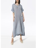sheer hooded kaftan