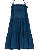 ruffled peasant dress