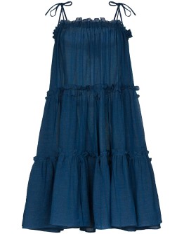 ruffled peasant dress