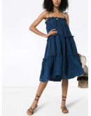 ruffled peasant dress