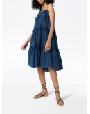ruffled peasant dress