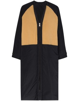 reversible zip-front coat