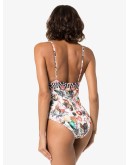 Ibiza shell print swimsuit