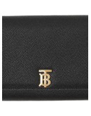 Monogram Motif Leather Wallet with Detachable Strap