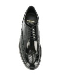 Army perforated derby shoes
