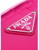 logo plaque padded belt bag