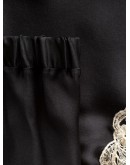 Maison lace-trimmed silk-blend shorts