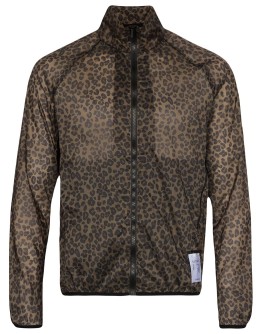 leopard-print runner jacket