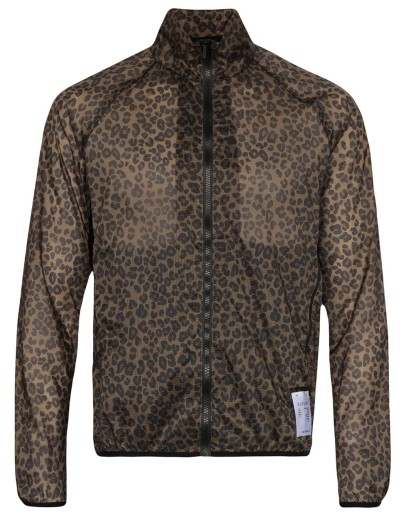 leopard-print runner jacket