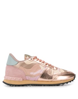 Rockstud camouflage sneakers