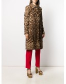leopard print coat