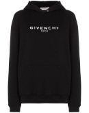 logo print hoodie