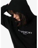 logo print hoodie