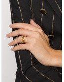 interlaced monogram ring