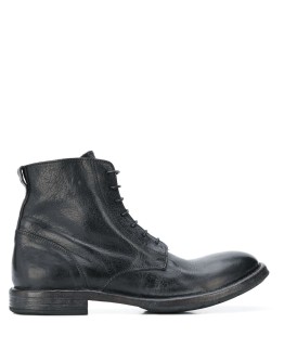 Misnk vintage-effect ankle boots