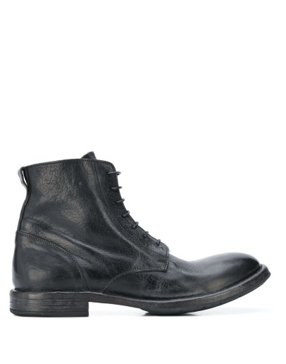 Misnk vintage-effect ankle boots