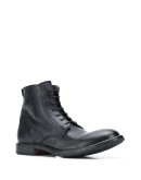 Misnk vintage-effect ankle boots