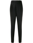 high-waist tapered trousers