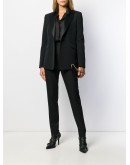 high-waist tapered trousers