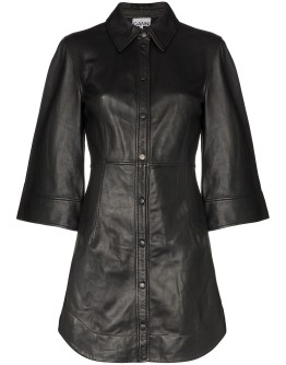 wide-sleeve mini dress