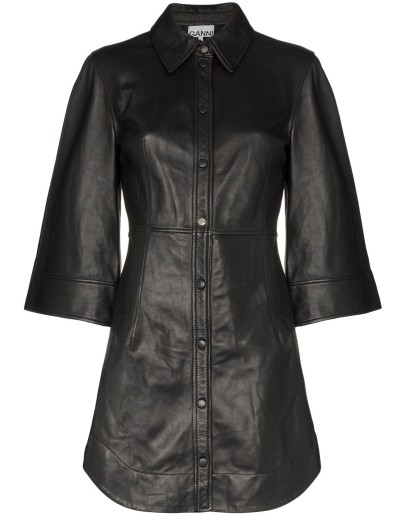 wide-sleeve mini dress