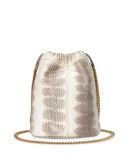 Gucci Zumi snakeskin mini bucket bag