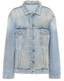 distressed denim jacket