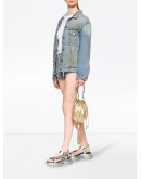 distressed denim jacket