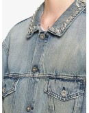 distressed denim jacket