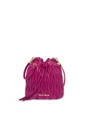 matelassé bucket bag