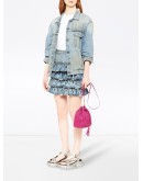 matelassé bucket bag