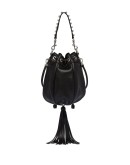embellished drawstring shoulder bag