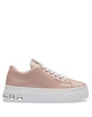 crystal embellished platform sneakers