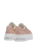 crystal embellished platform sneakers