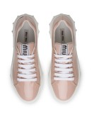 crystal embellished platform sneakers
