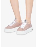 crystal embellished platform sneakers