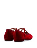 crossover strappy ballerinas