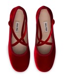 crossover strappy ballerinas