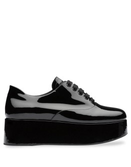 platform lace-up shoes