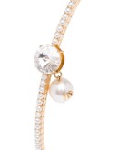 faux-pearl embellished headband