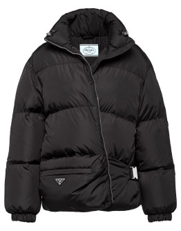 Nylon puffer jacket