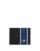 Saffiano tri-stripe cardholder