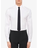 embroidered logo tie