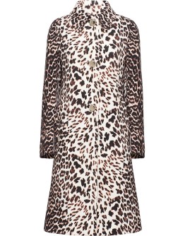 Natté gabardine coat