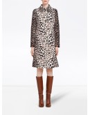Natté gabardine coat