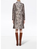 Natté gabardine coat