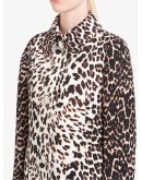 Natté gabardine coat